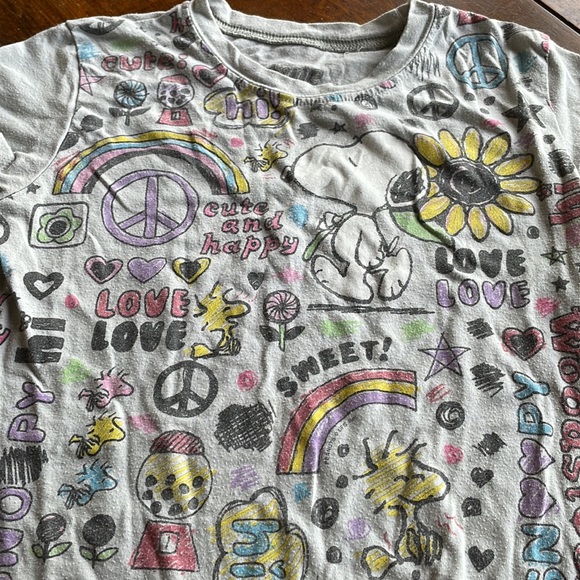 Vintage peanuts snoopy t-shirt. Juniors size large - Picture 4 of 5